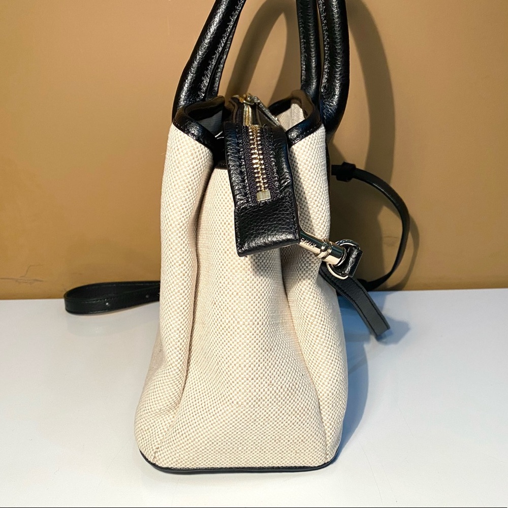 New DKNY Hutton Canvas Satchel Bag with Shoulder Strap (Store Return) - Picture 5 of 16
